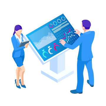 Azure運用業務を委託しているイラスト